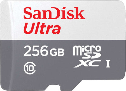 SanDisk Ultra microSDXC Memory Card, 256Gb, Class 10 SDSQUNR-256G-GN3MN
