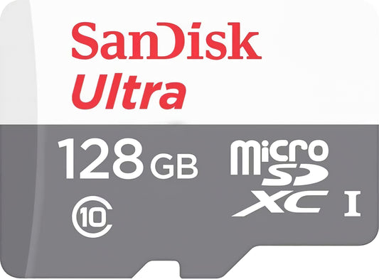 Cartão de Memória microSDXC SanDisk Ultra, 128Gb, Classe 10 SDSQUNR-128G-GN3MN
