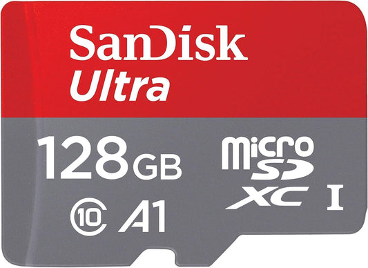 Cartão de Memória microSDXC SanDisk Ultra Android A1, 128Gb, Classe 10 / UHS-1 U1 SDSQUAB-128G-GN6MN
