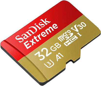 Cartão de Memória microSDHC SanDisk Extreme, 32Gb, Classe 10 / UHS-1 U3 SDSQXAF-032G-GN6MN