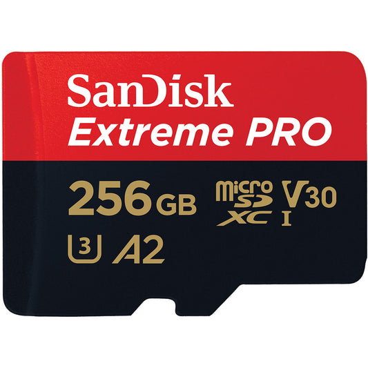 Cartão de Memória microSDXC SanDisk Extreme Pro, 256Gb, Classe 10 / UHS-1 U3, Com Adaptador SDSQXCD-256G-GN6MA