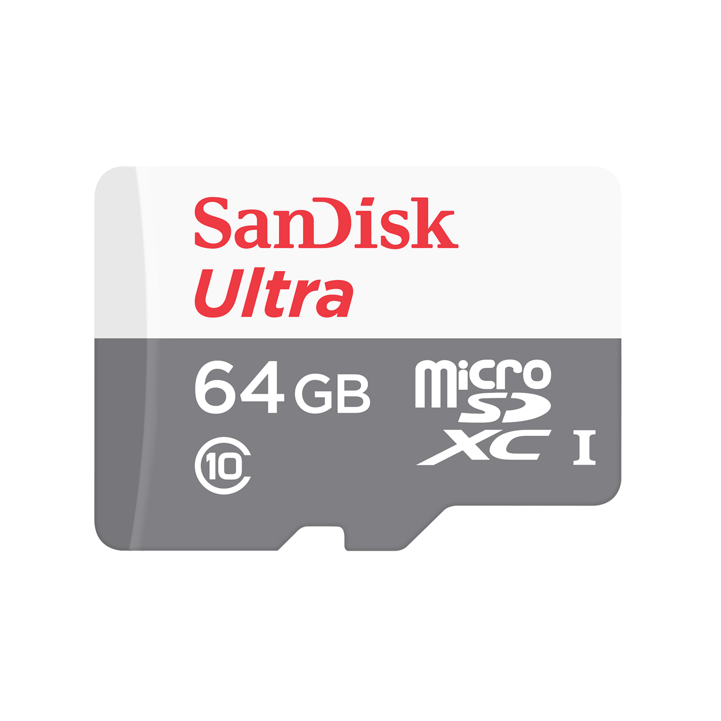 Cartão de Memória microSDXC SanDisk Ultra, 64Gb, Classe 10, Com Adaptador SDSQUNR-064G-GN6TA
