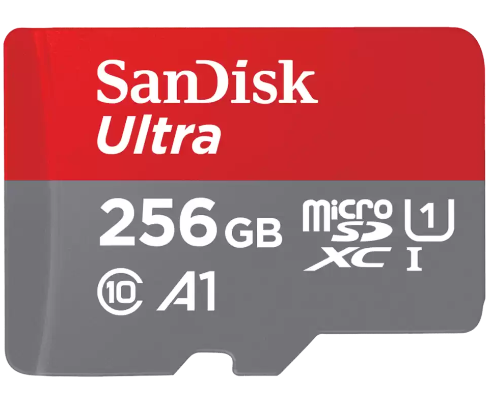 Cartão de Memória microSDXC SanDisk Ultra Android A1, 256Gb, Classe 10 / UHS-1 U1 SDSQUAC-256G-GN6MN