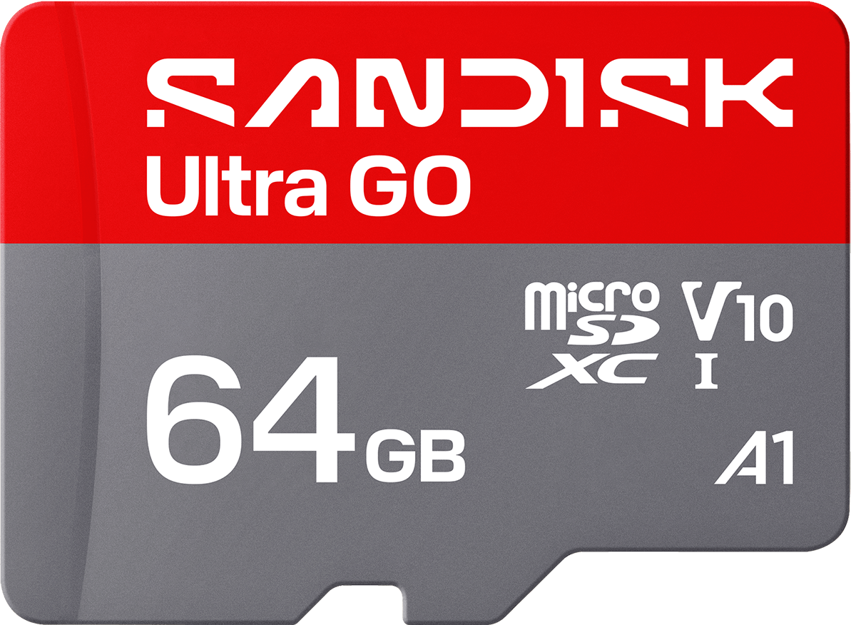 Cartão de Memória microSDXC SanDisk Ultra GO Android A1, 64Gb, Classe 10 / UHS-1 U1 SDSQUGN-064G-GN6MN