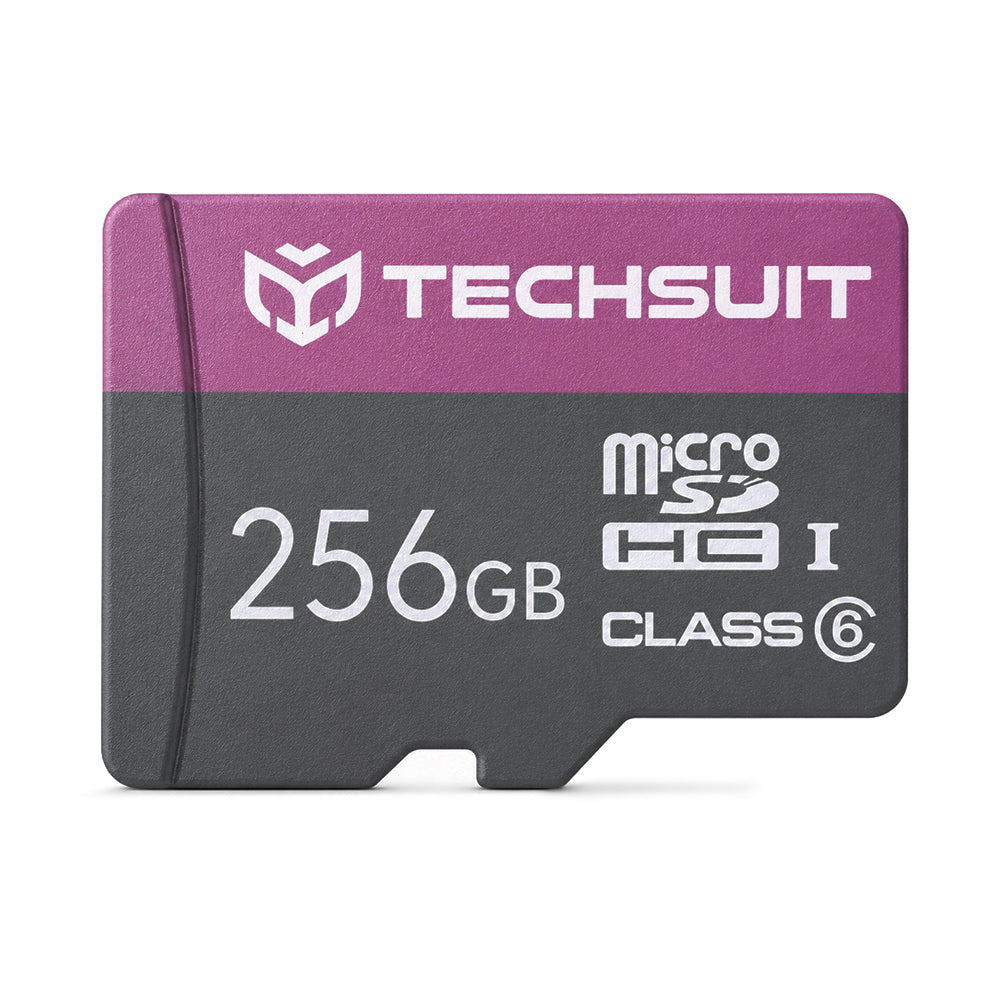 Cartão de Memória microSDXC Techsuit THCM27, 256Gb, Classe 6, Com Adaptador