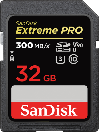 Cartão de Memória SDHC SanDisk Extreme Pro, 32Gb, Classe 10 / UHS-1 U3 SDSDXXO-032G-GN4IN