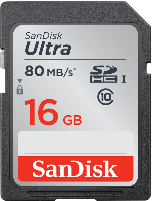 Cartão de Memória SDHC SanDisk Ultra, 16Gb, Classe 10 SDSDUNC-016G-GN6IN