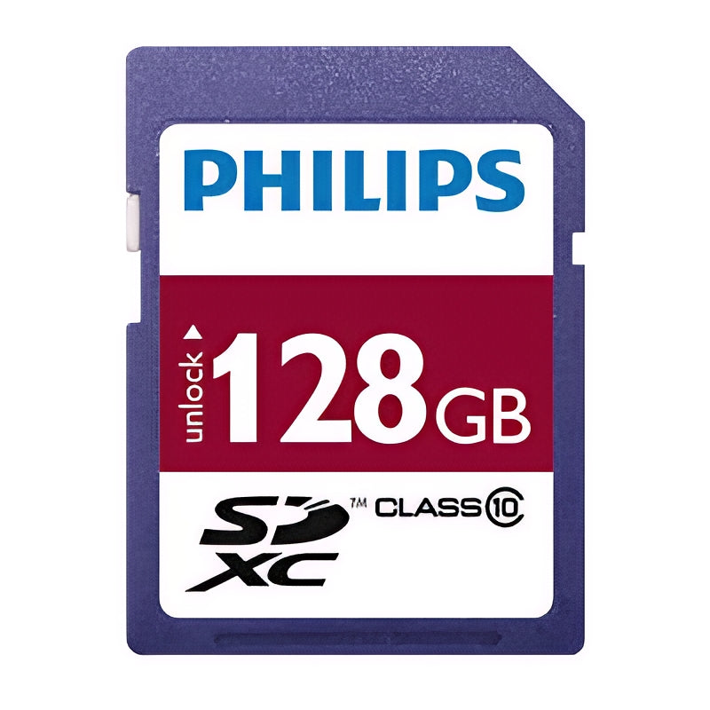 Cartão de Memória SDXC Philips, 128Gb, Classe 10 FM12SD55B/10