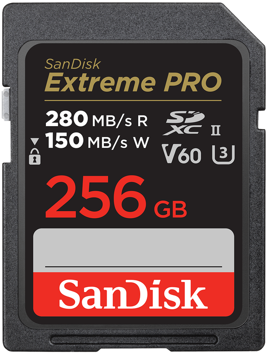 Cartão de Memória SDXC SanDisk Extreme Pro, 256Gb, Classe 10 / UHS-2 U3 SDSDXEP-256G-GN4IN