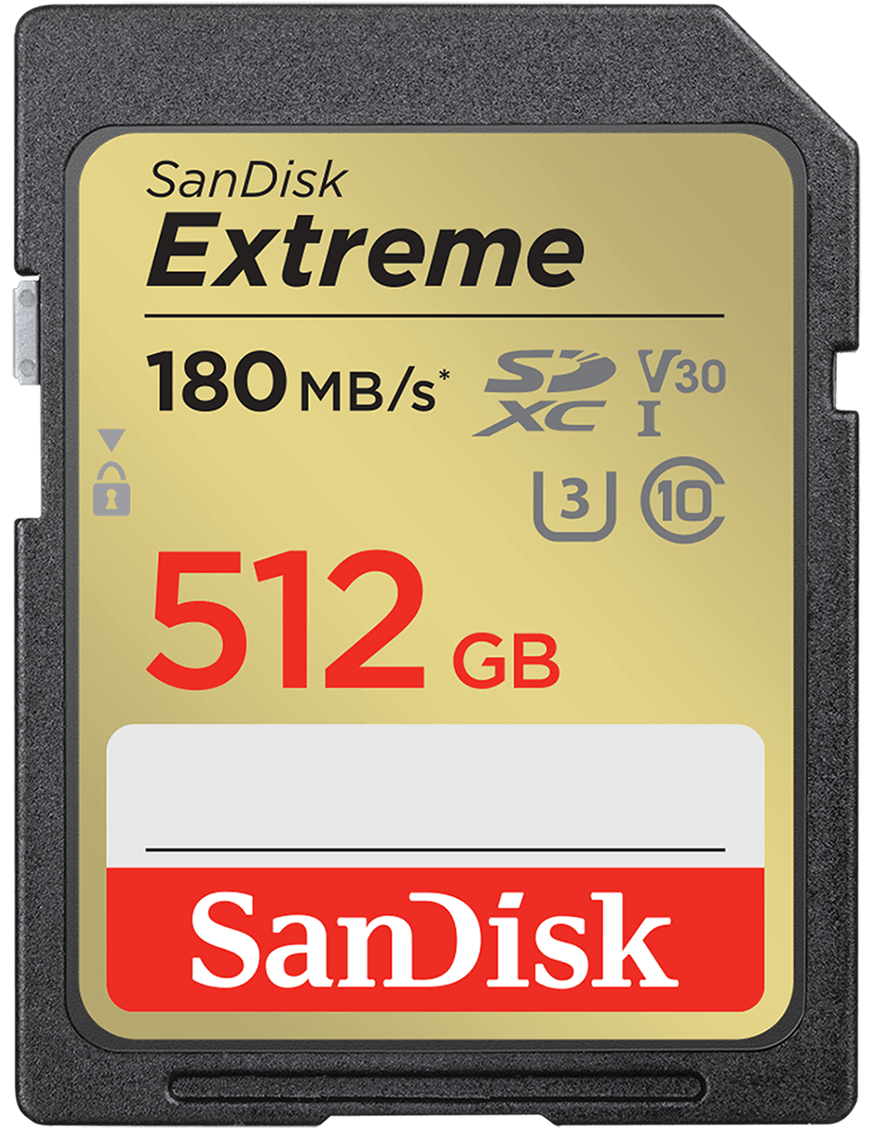 Cartão de Memória SDXC SanDisk Extreme, 512Gb, Classe 10 / UHS-1 U3 SDSDXVV-512G-GNCIN