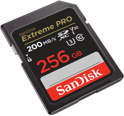 Cartão de Memória SDXC SanDisk Extreme Pro, 256Gb, Classe 10 / UHS-1 U3 SDSDXXD-256G-GN4IN