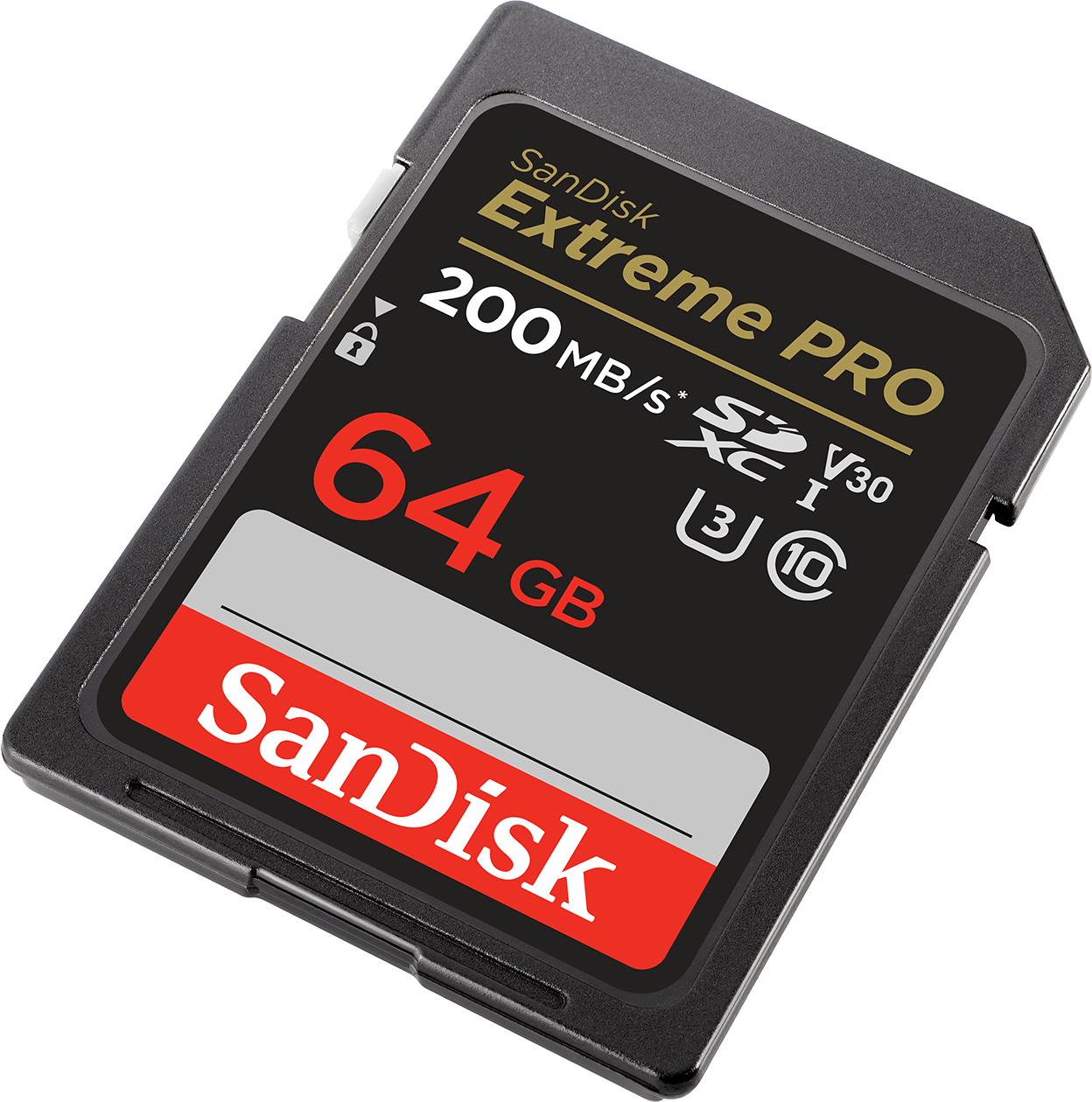 Cartão de Memória SDXC SanDisk Extreme Pro, 64Gb, Classe 10 / UHS-1 U3 SDSDXXU-064G-GN4IN
