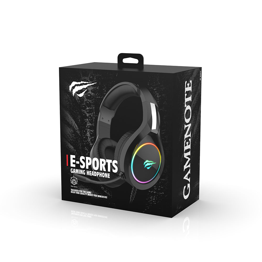 Auscultadores Gaming 3.5mm HAVIT H2002D, 2m, Roxo