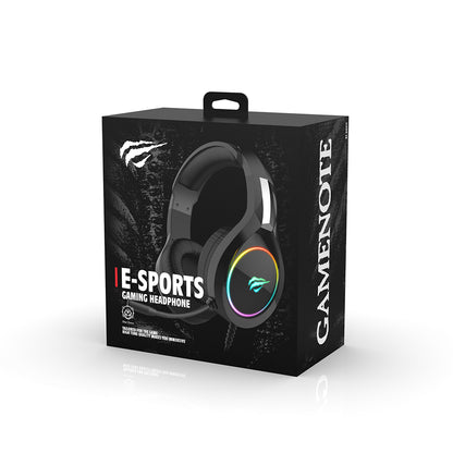 Auscultadores Gaming 3.5mm HAVIT H2002D, 2m, Roxo