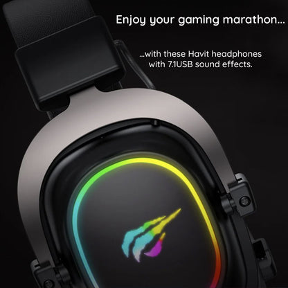 Auscultadores Gaming 3.5mm HAVIT H2002P, 2m, Pretos