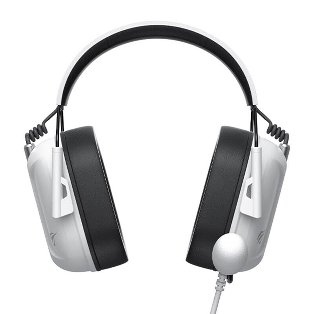 Auscultadores Gaming 3.5mm HAVIT H2033d, 2.2m, Brancos