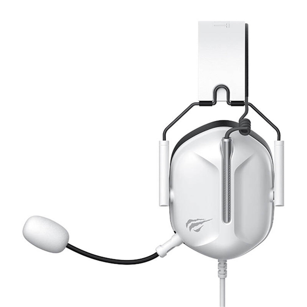 Auscultadores Gaming 3.5mm HAVIT H2033d, 2.2m, Brancos