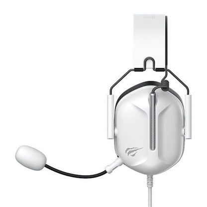 Auscultadores Gaming 3.5mm HAVIT H2033d, 2.2m, Brancos