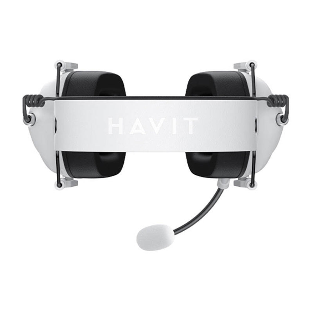Auscultadores Gaming 3.5mm HAVIT H2033d, 2.2m, Brancos