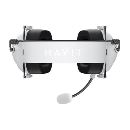 Auscultadores Gaming 3.5mm HAVIT H2033d, 2.2m, Brancos