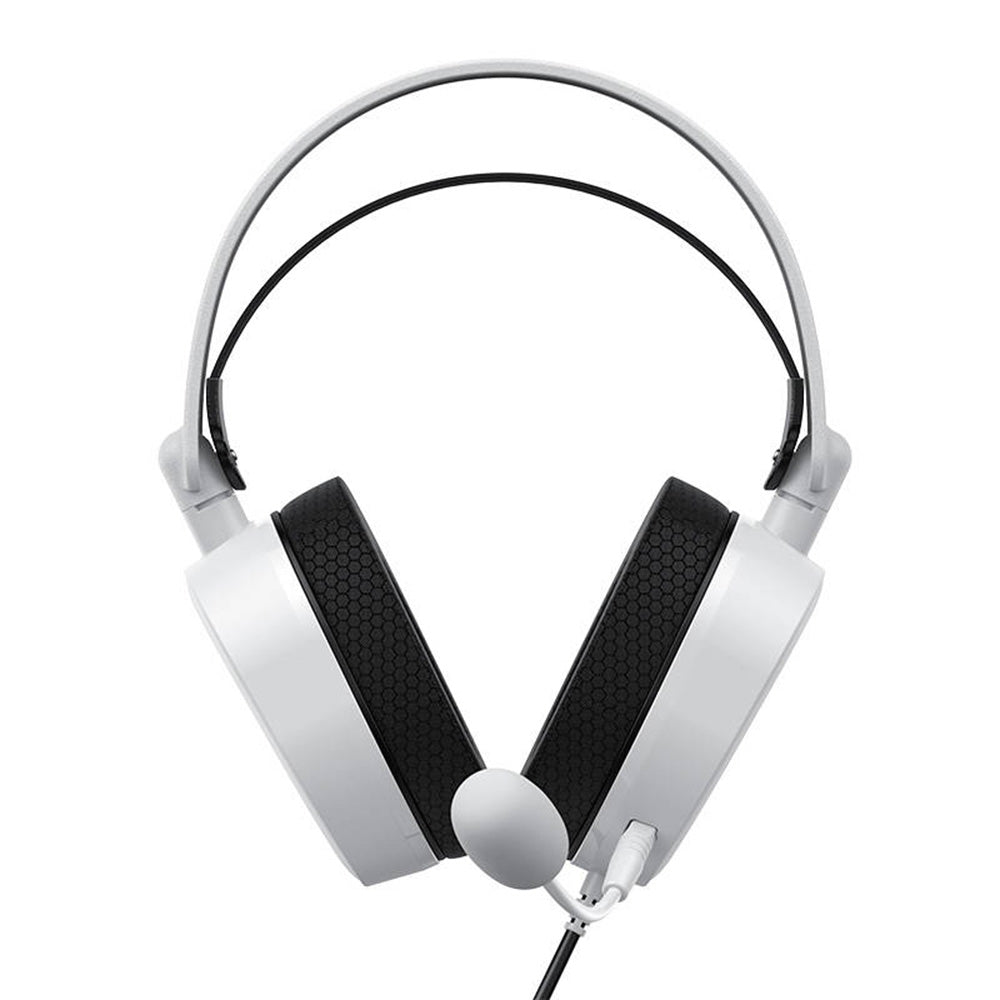 Auscultadores Gaming 3.5mm HAVIT H2038U, RGB, 2.1m, Brancos
