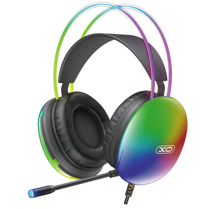 Auriculares Gaming 3.5mm XO Design GE11, RGB, Pretos