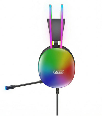 Auriculares Gaming 3.5mm XO Design GE11, RGB, Pretos