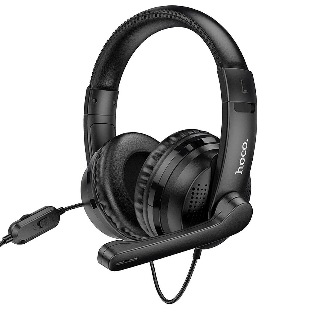 Auriculares Gaming 3.5mm HOCO W103, Pretos
