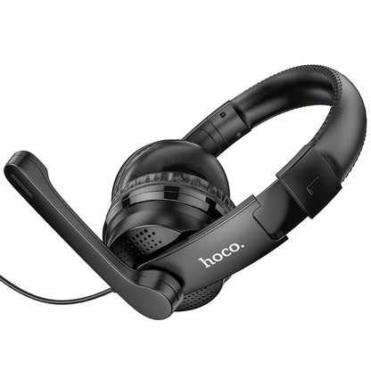 Auriculares Gaming 3.5mm HOCO W103, Pretos