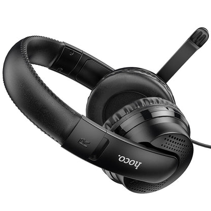 Auriculares Gaming 3.5mm HOCO W103, Pretos