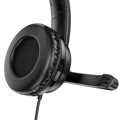 Auriculares Gaming 3.5mm HOCO W103, Pretos