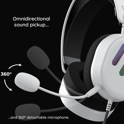 Auscultadores Gaming USB HAVIT H2038U, 2m, Pretos