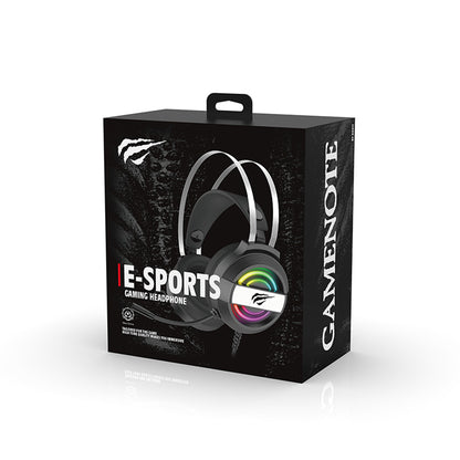 Headphones Gaming USB HAVIT H2230U, 1.8m, Brancas