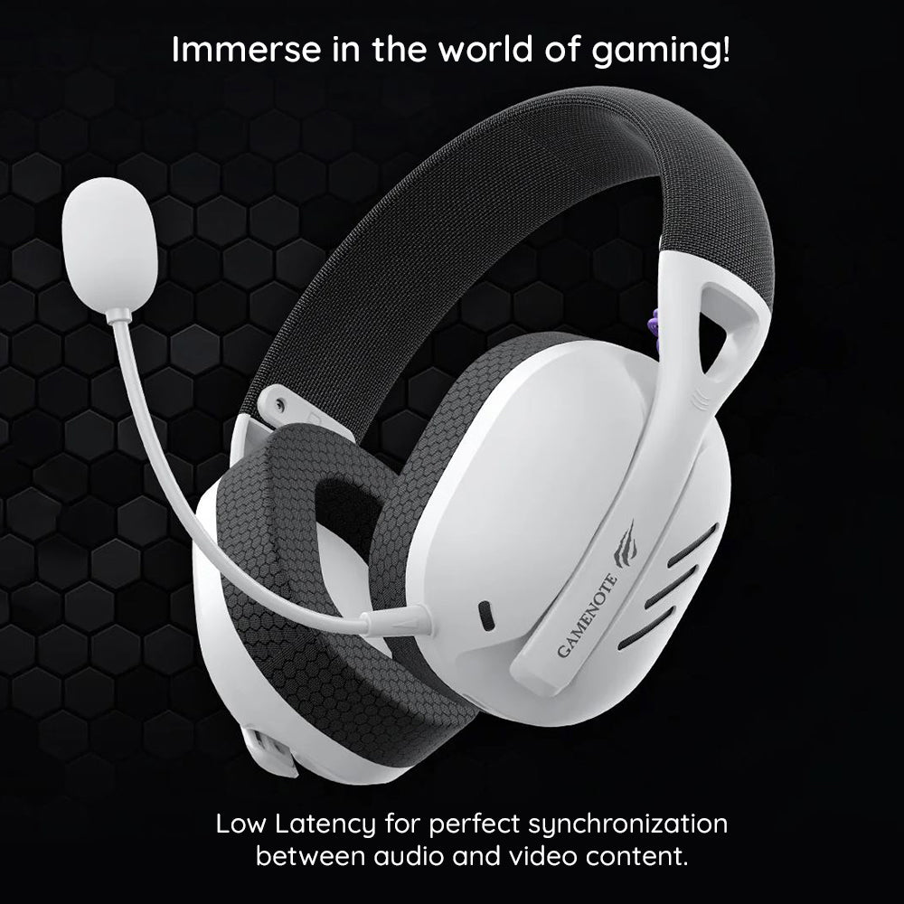 Auscultadores Gaming Wireless HAVIT Fuxi-H3, Cinzento