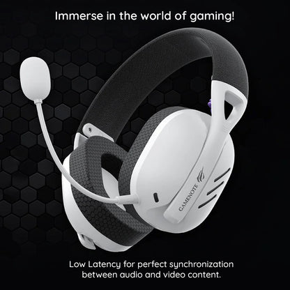Auriculares Gaming Wireless HAVIT Fuxi-H3, BT / Wi-Fi / Com fios, Cinzento