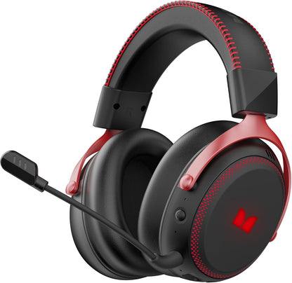 Wireless Gaming Headphones Monster Mission 350, BT / Wi-Fi / Wired, Black