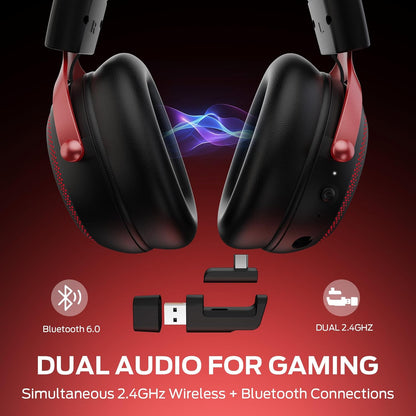 Auriculares Gaming Sem Fios Monster Mission 350, BT / Wi-Fi / Com Fio, Pretos