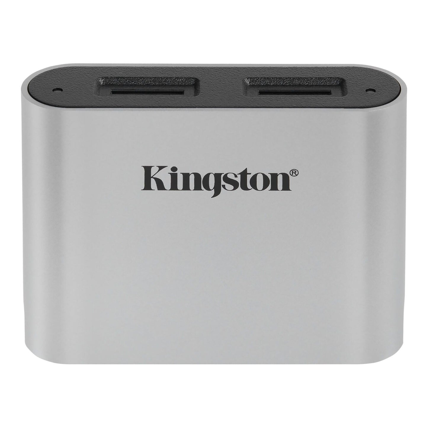 Leitor de cartões Kingston Workflow USB 3.2, microSD duplo, cinzento WFS-SDC 