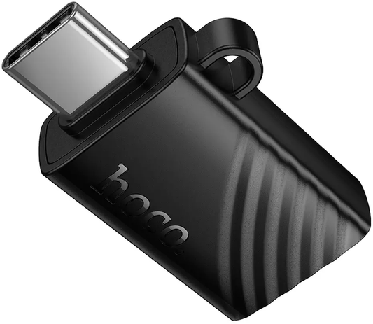 Leitor de Cartões USB-C HOCO HB53, microSD, Preto
