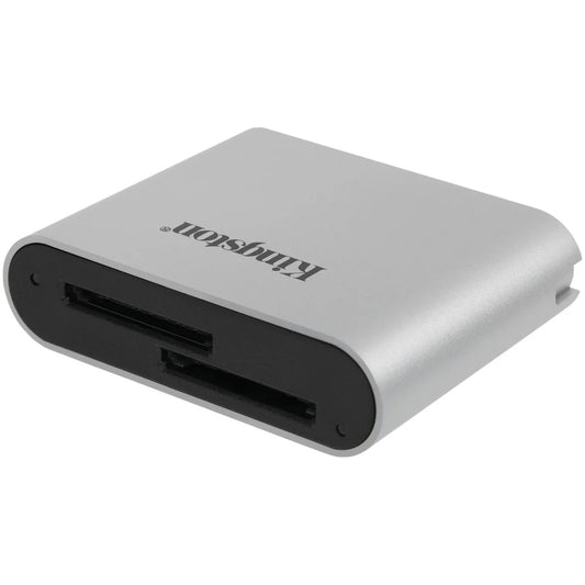 Leitor de Cartão USB-C Kingston Workflow, Dual SD, Cinza WFS-SD