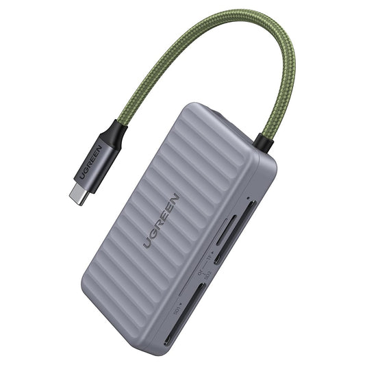 Leitor de Cartão USB-C com Organizador UGREEN 55886, 2 x SD - microSD, Cinzento