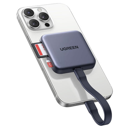 Leitor de Cartão USB-C UGREEN CM898 (65095), SD - microSD, Cinzento