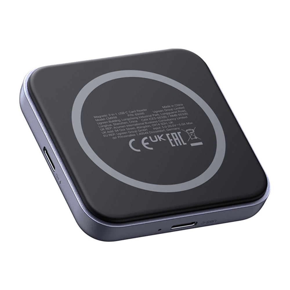 Leitor de Cartão USB-C UGREEN CM898 (65095), SD - microSD, Cinzento