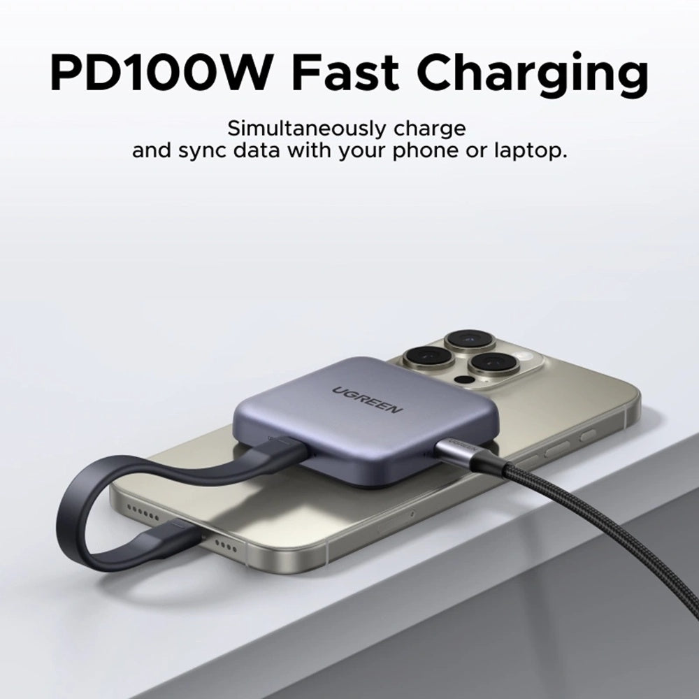 Leitor de Cartão USB-C UGREEN CM898 (65095), SD - microSD, Cinzento