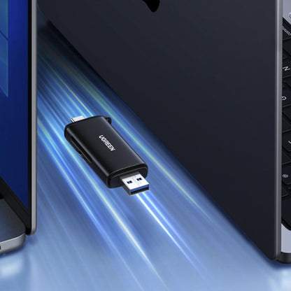 Leitor de Cartão USB / USB-C UGREEN CM803 (65024), SD - microSD, Preto