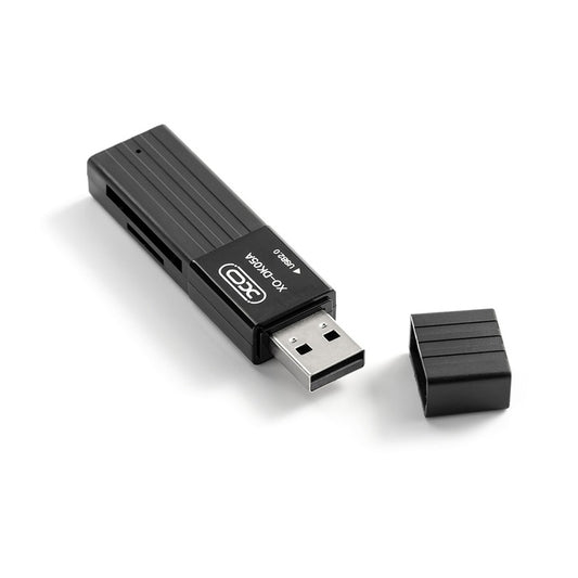 Leitor de cartões USB XO Design DK05A, SD - microSD, preto 