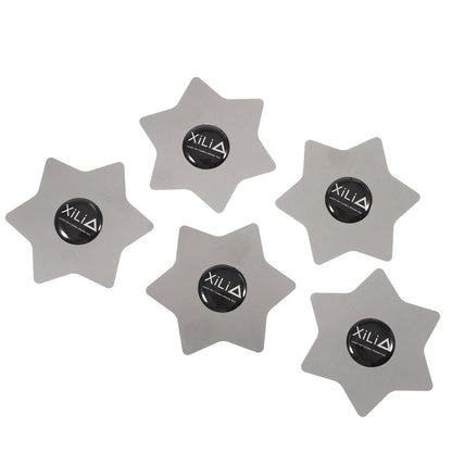 Clips Metálico Xili Hexágono, Conjunto de 5 peças