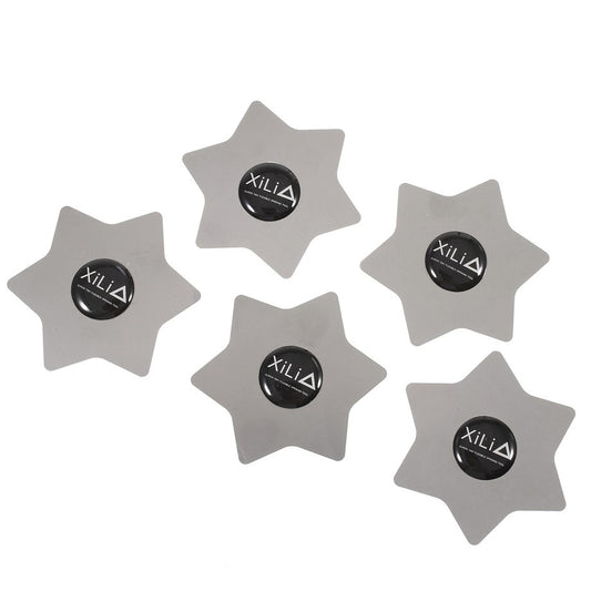 Clips Metálico Xili Hexágono, Conjunto de 5 peças