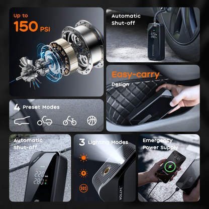 Compressor Automóvel Flextail Evo 150