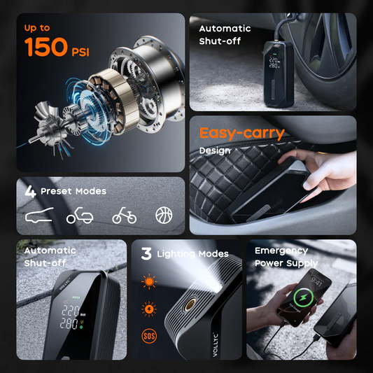 Compressor Automóvel Flextail Evo 150